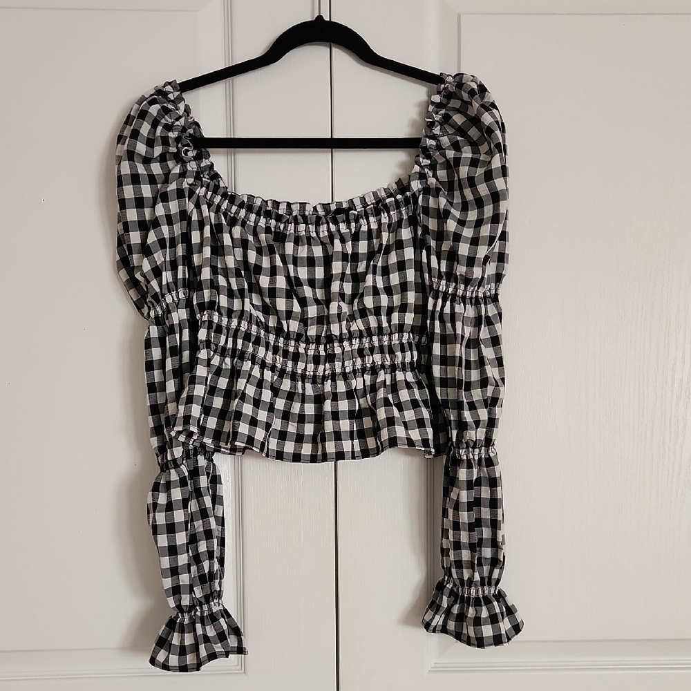 H&M Gingham Top